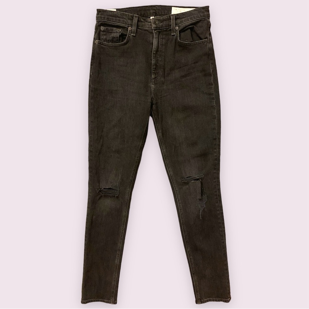 Rag & bone high rise ankle skinny jeans